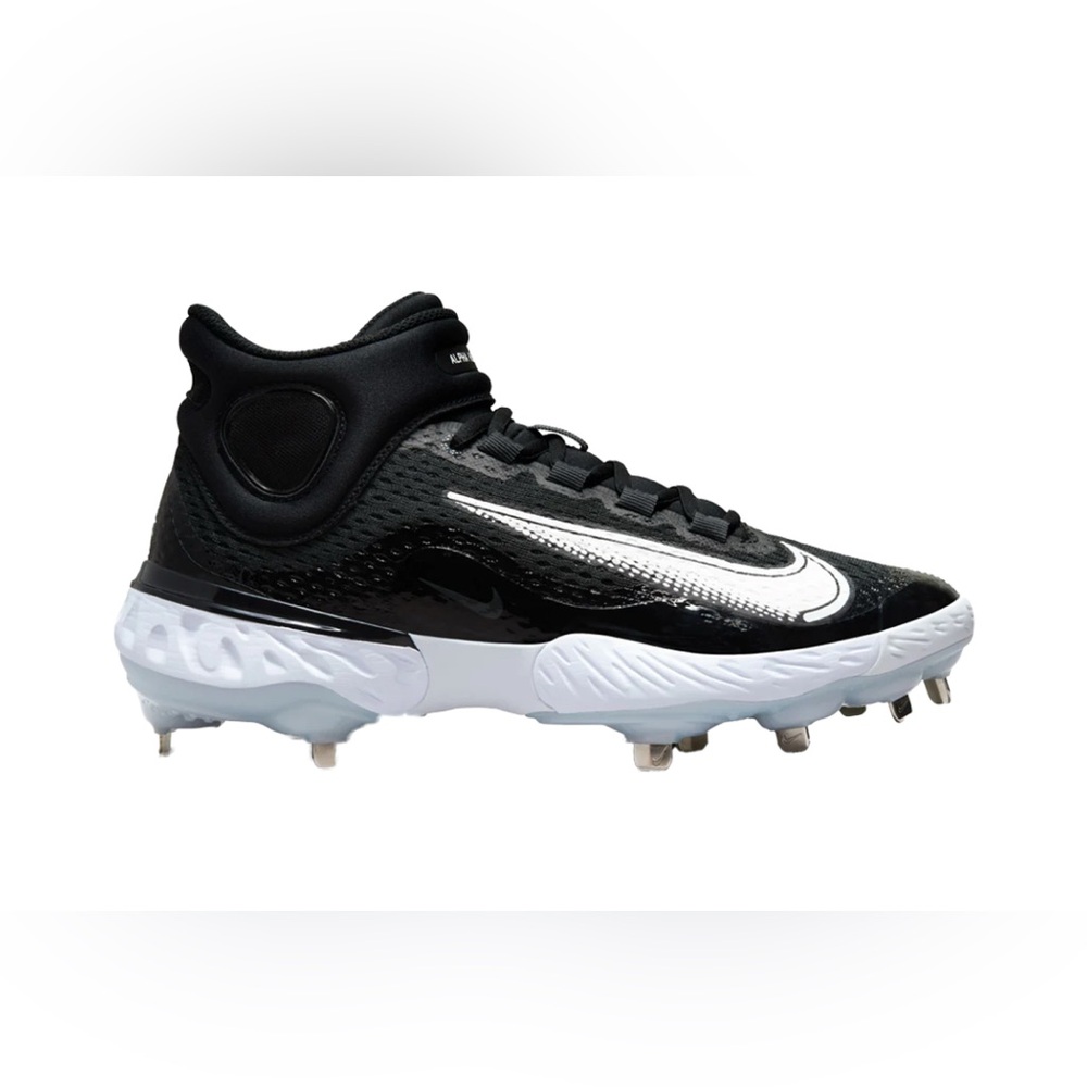 Nike Alpha Huarache Elite 4 Mid Mens Metal Baseball Cleats DJ 6520-001 Sz 15 NEW